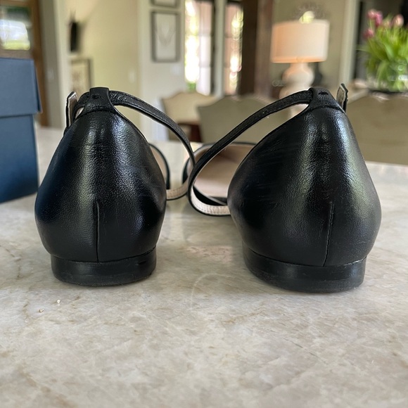 Cole Haan black leather & suede flats. - Picture 7 of 7